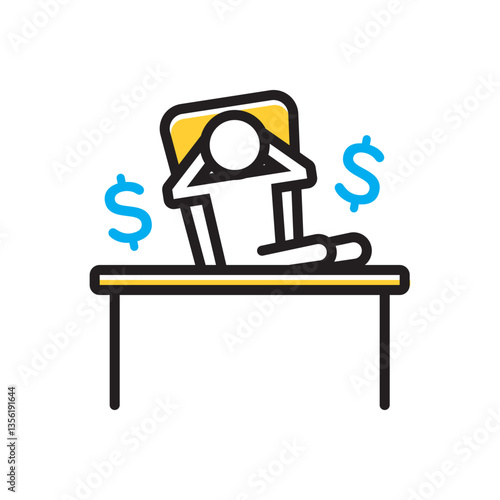 Multi color icon for easy