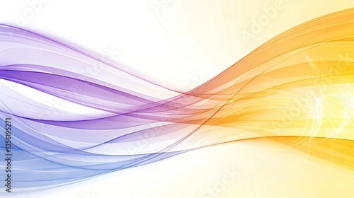 Abstract colorful waves, flowing design, bright background, website banner