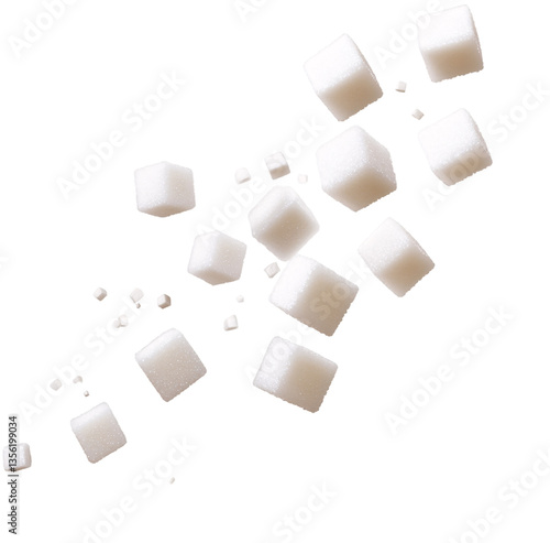 Wallpaper Mural Cute white sugar cubes, png clipart transparent background Torontodigital.ca