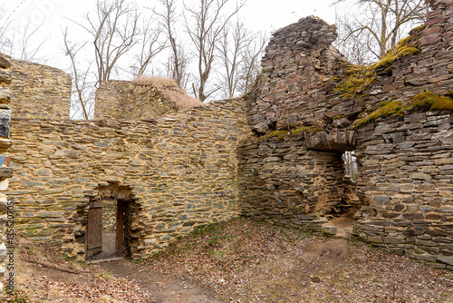 Ruins of the medieval castle 