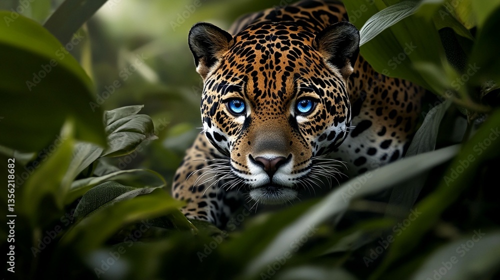 Jaguar in Lush Jungle (2) Jaguar in Lush Jungle (2)