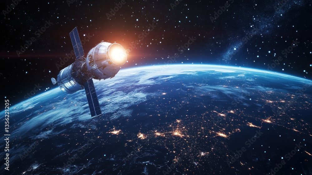Spacecraft orbiting Earth Spacecraft orbiting Earth