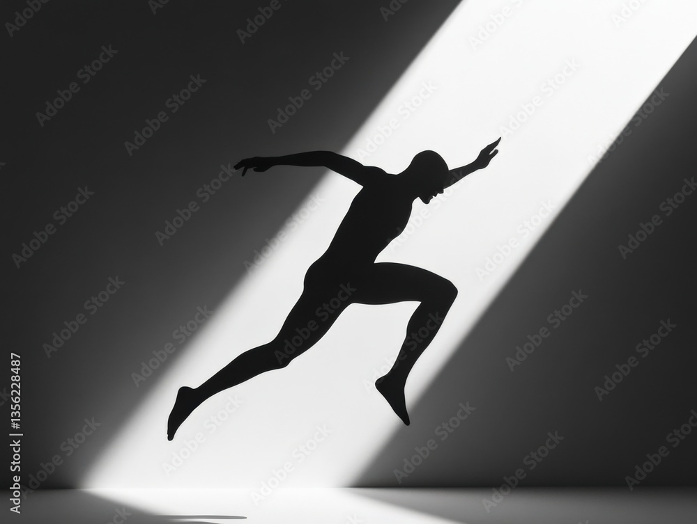 Silhouette runner in light Silhouette runner in light