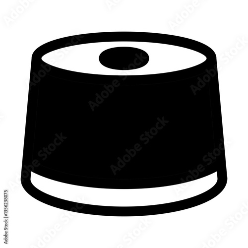 Skullcap Icon Outline Style