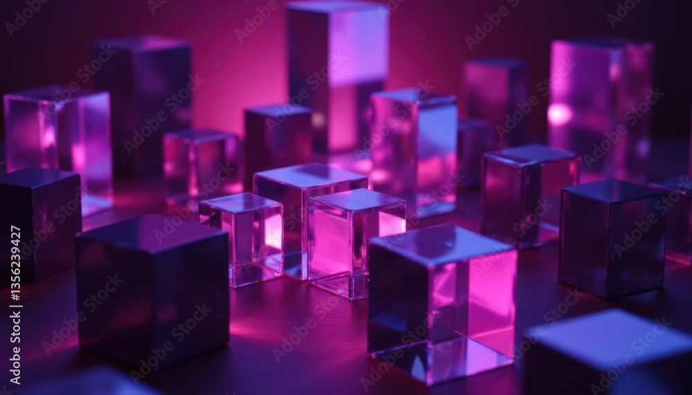 Dynamic Lighting Effects Illustrate the cubes with dramatic lighting, adding reflections and shadows that create a sense of depth and three dimensionality. Dynamic Lighting Effects Illustrate the cubes with dramatic lighting, adding reflections and shadows that create a sense of depth and three dimensionality.