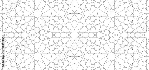 幾何学 抽象 星型 レトロ 伝統 パターン 背景