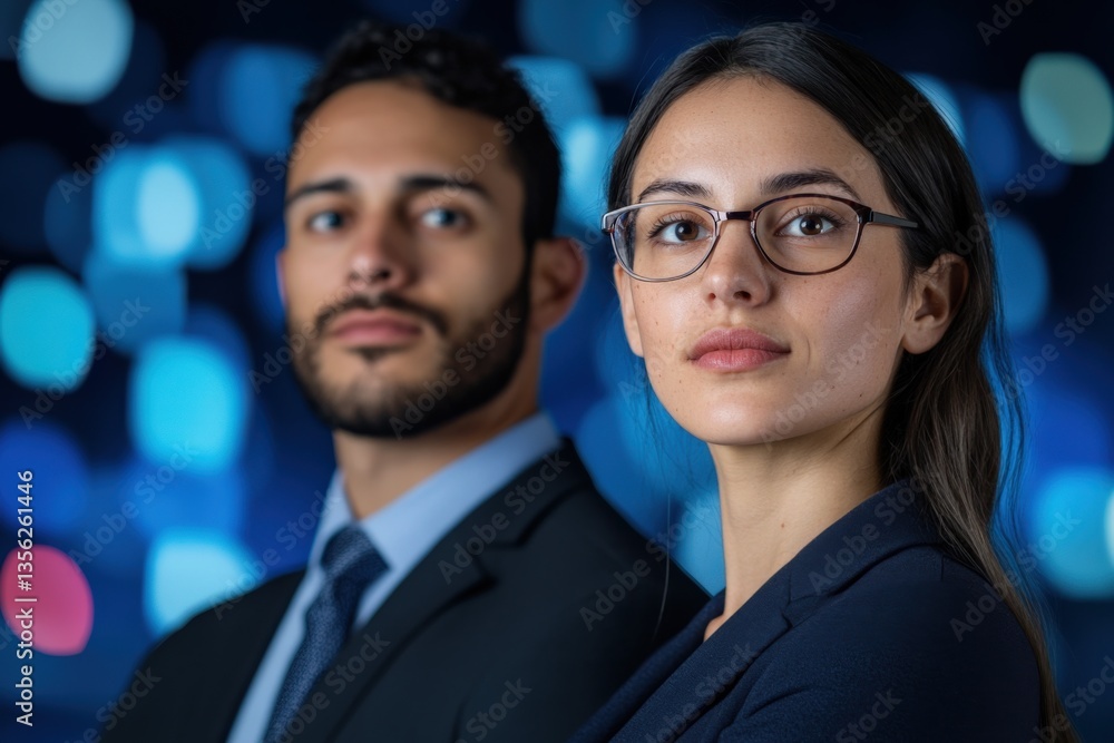 Confident team portrait Confident team portrait