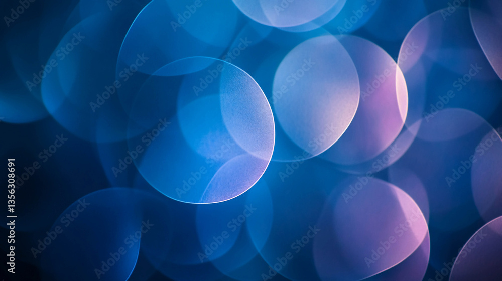 Abstract background with blurred circles. The color scheme includes shades of blue and purple. Abstract background with blurred circles. The color scheme includes shades of blue and purple.