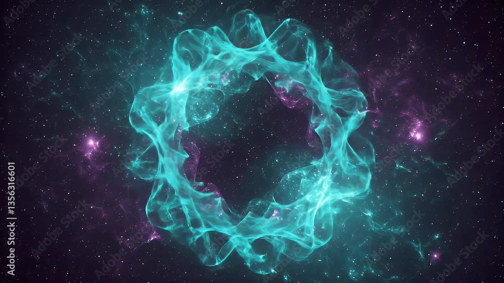 Celestial Ring: A Cosmic Fractal Artwork Celestial Ring: A Cosmic Fractal Artwork
