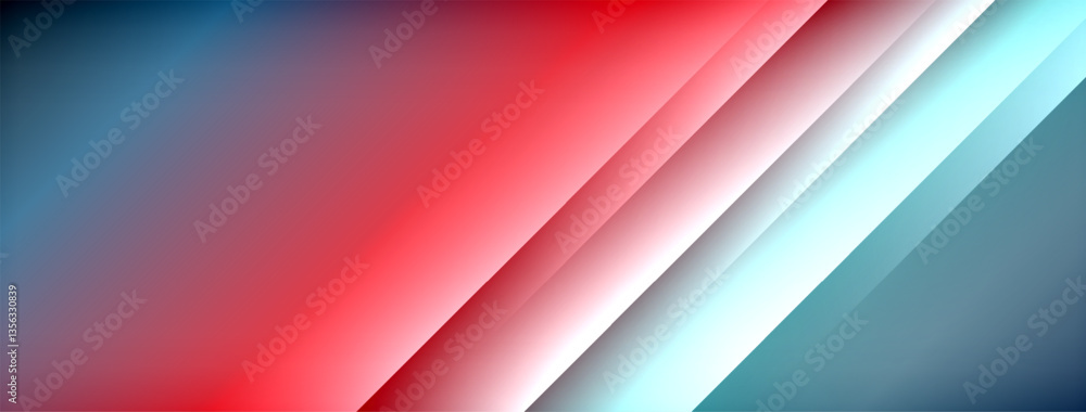 Fototapeta premium Light shadow lines dynamic gradient background