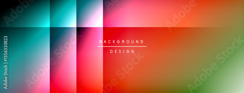 Dynamic shadow lines with gradient colors geometric background
