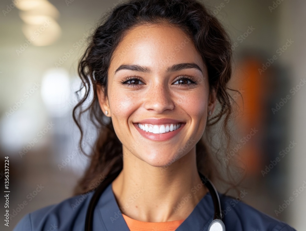 Smiling health professional portrait Smiling health professional portrait