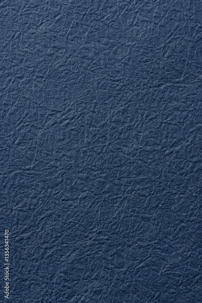 濃い青色の和紙の背景テクスチャー Navy blue Japanese washi paper background texture 濃い青色の和紙の背景テクスチャー Navy blue Japanese washi paper background texture
