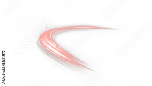 dynamic red laser light effect with glowing stripes, racing curves, and futuristic speed motion. Perfect for tech designs, sport visuals, road energy, and fast neon backgrounds. Vector