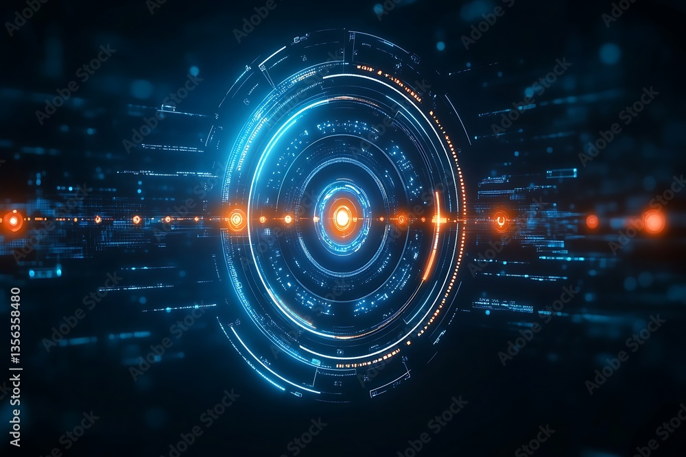 Technology digital interface artificial intelligence hologram network abstract background computer Technology digital interface artificial intelligence hologram network abstract background computer
