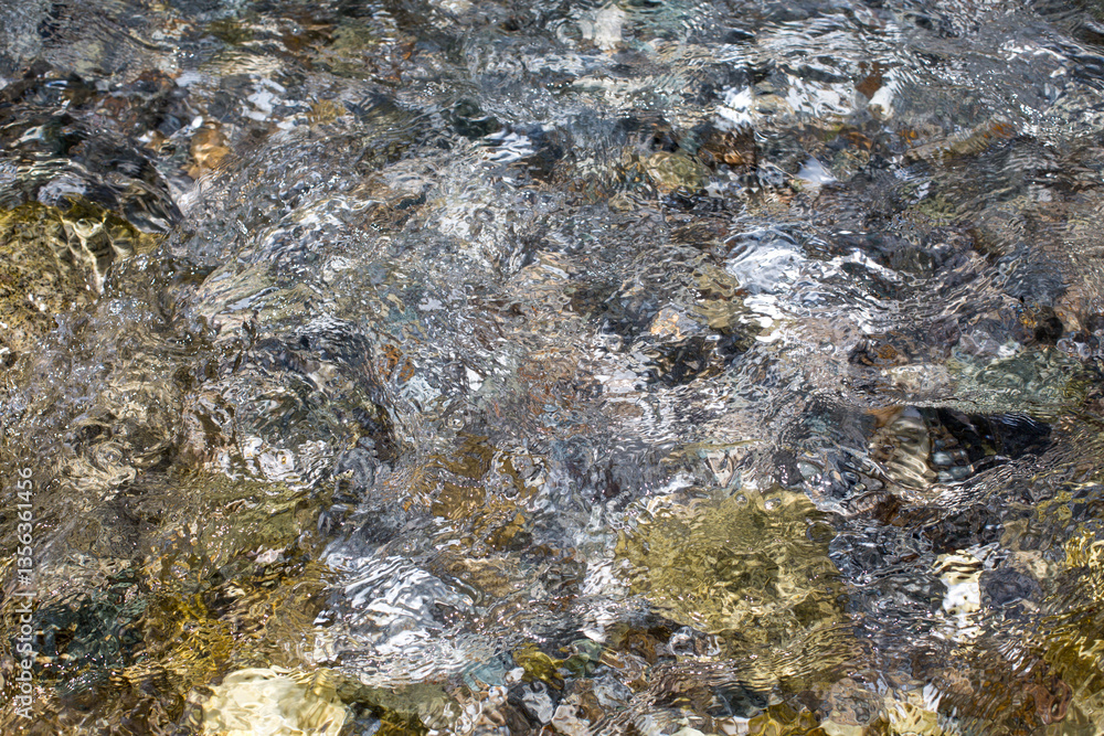 Close up of river stream water surface background texture Close up of river stream water surface background texture
