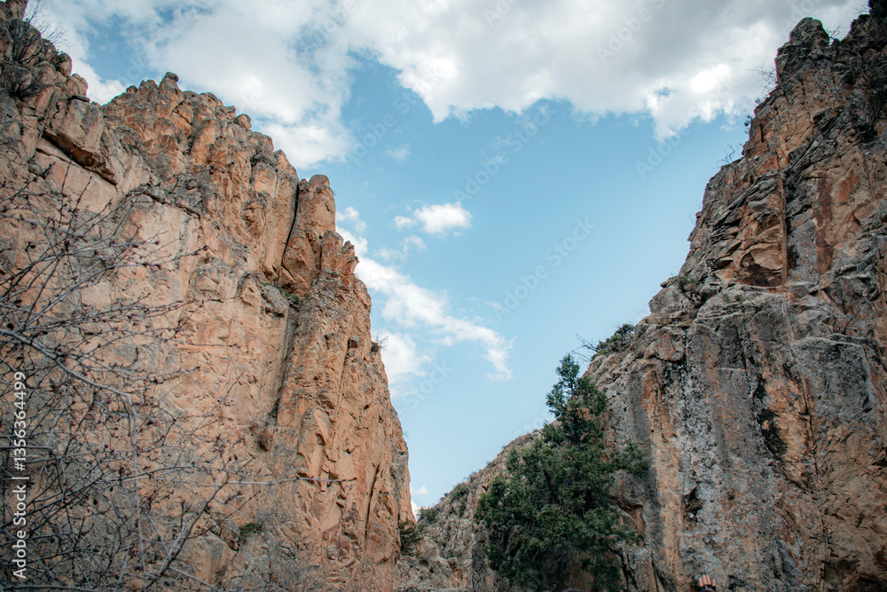 Fototapeta premium rock formation in the mountains