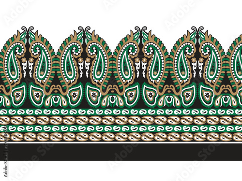 PrintBest Ethnic Border Vector Royalty