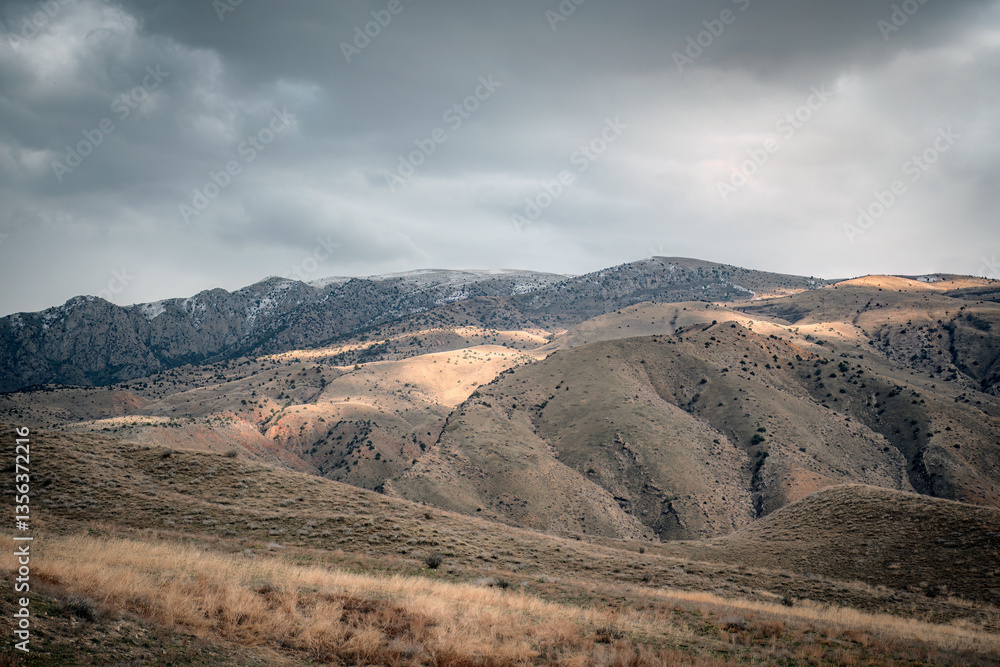 Fototapeta premium mountain landscape in the morning