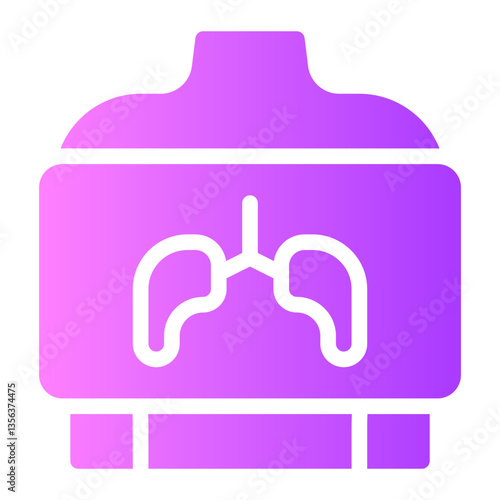 x rays gradient icon