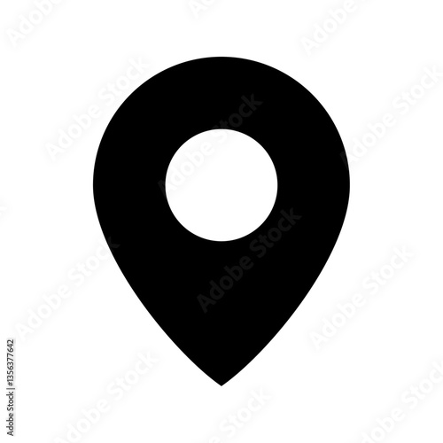 Address, location, navigation, map pin icon