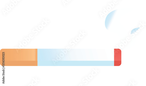 Smoking Cigarette Icon Illustration