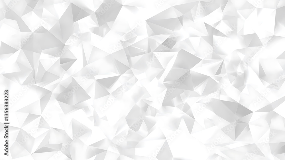 Abstract white low-poly background. Abstract white low-poly background.