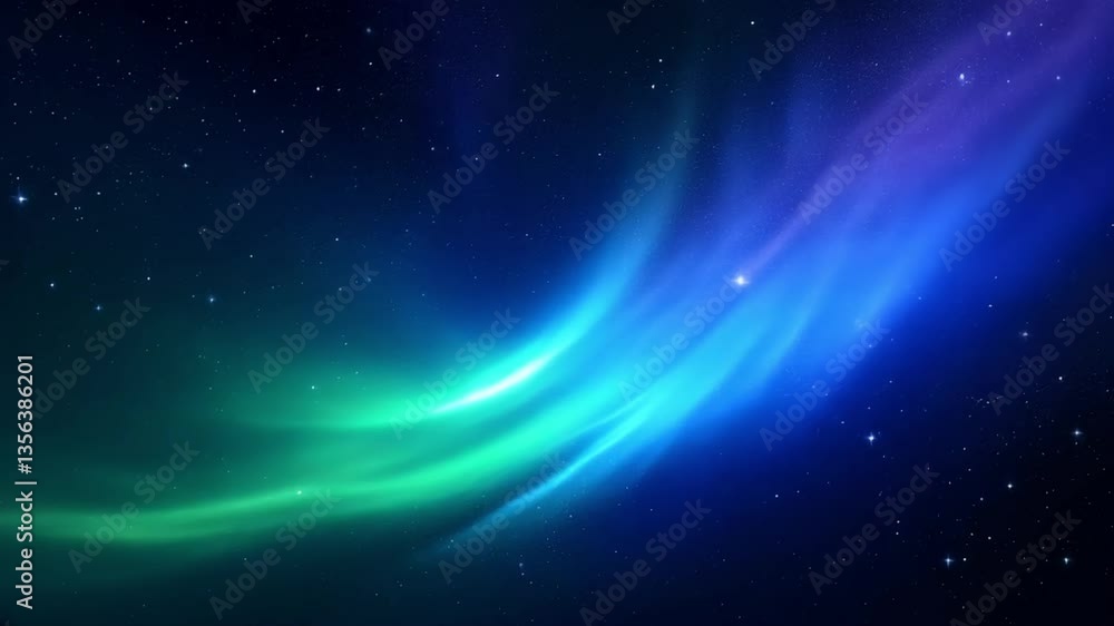 Gradient streaks of green blue and violet drift like aurora lights across a cosmic night sky glowing with an ethereal shimmer Fantastic festive abstract background Gradient streaks of green blue and violet drift like aurora lights across a cosmic night sky glowing with an ethereal shimmer Fantastic festive abstract background