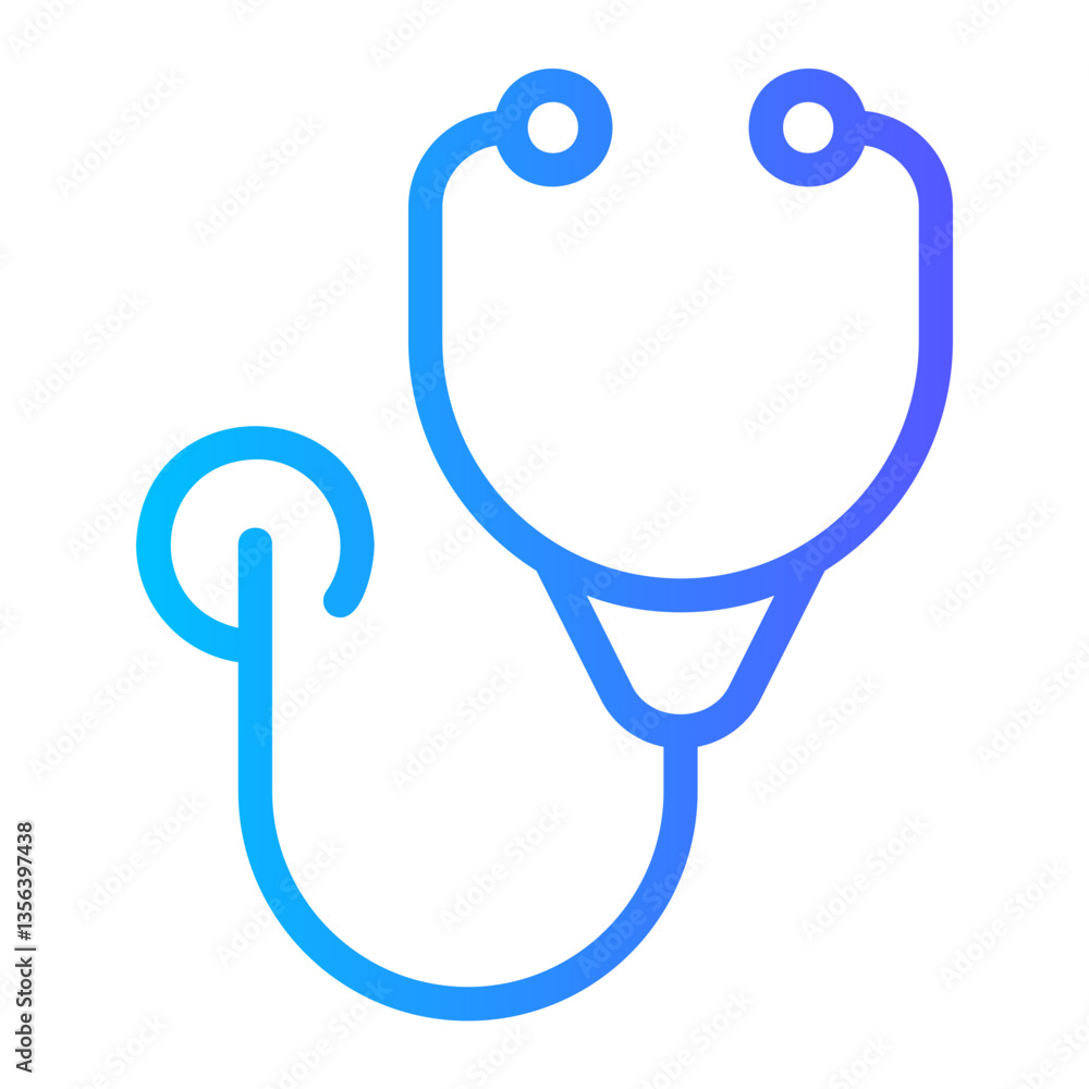 stethoscopes gradient icon stethoscopes gradient icon