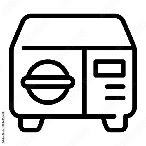 autoclave line icon