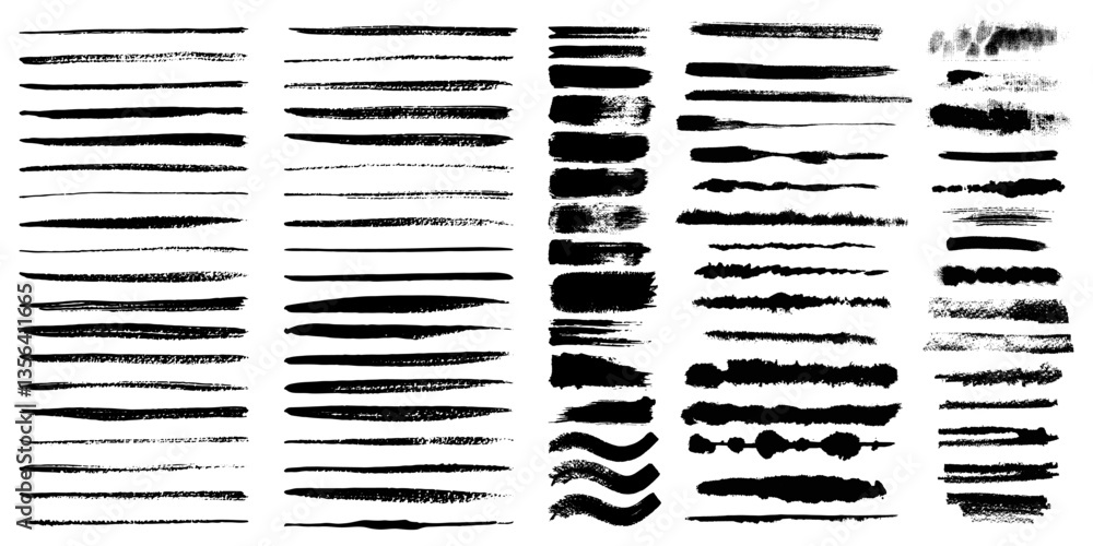 Collection of vector paint brush stroke, ink splatter, grunge line and artistic design elements. Dirty overlay, watercolor splash, black silhouette and torn paper set. Social media business banner art Collection of vector paint brush stroke, ink splatter, grunge line and artistic design elements. Dirty overlay, watercolor splash, black silhouette and torn paper set. Social media business banner art