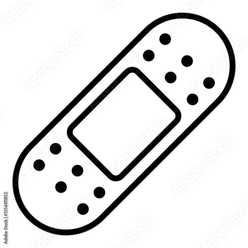 Icon Bandage Symbol. Line Icon