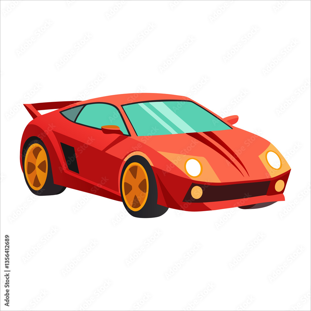 Obraz premium sports car vector