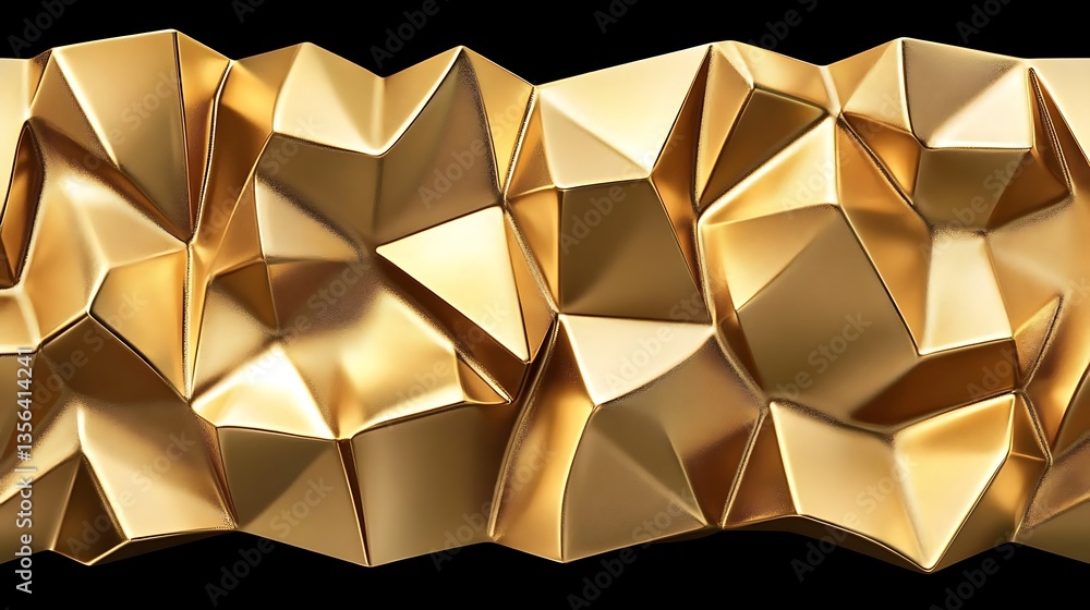 Obraz premium Abstract gold geometric texture.