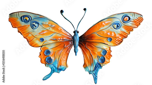 A Vibrant Coloruful Butterfly