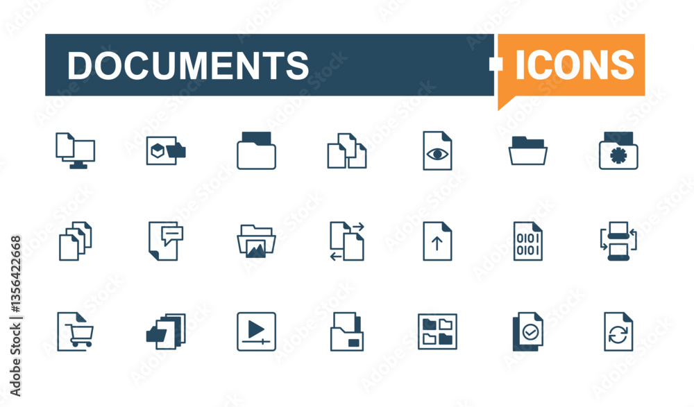 Documents icon set. Contains such icons as note, page, document, doc, paper and more. Files icon set. Outline icons pack. Editable vector outline and solid icons. Documents icon set. Contains such icons as note, page, document, doc, paper and more. Files icon set. Outline icons pack. Editable vector outline and solid icons.