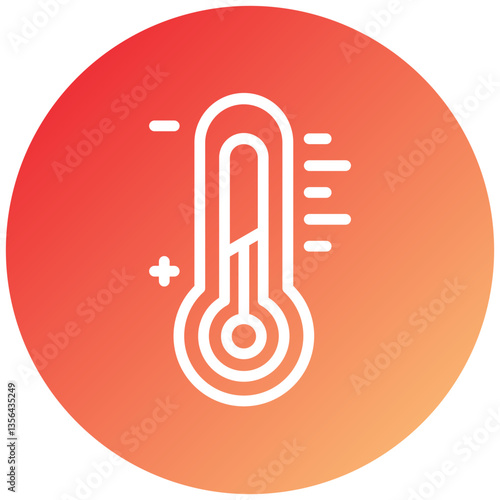 Vector Design Thermometer Icon Style