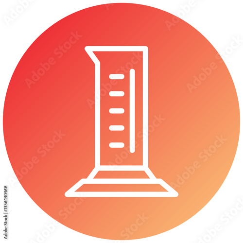 Graduated Cylinder Icon Style
