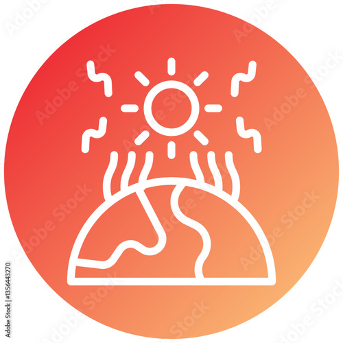 Greenhouse Effect Icon Style