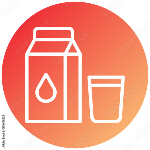 Milk Icon Style