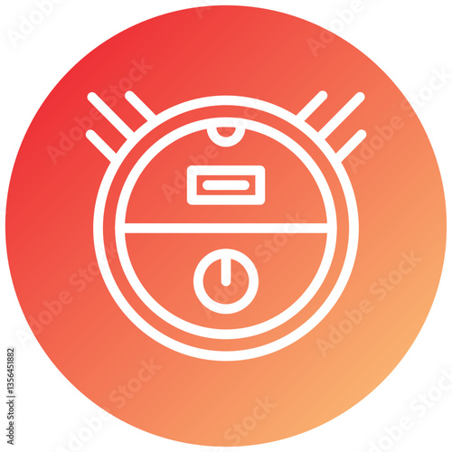 Robot Vaccum Icon Style