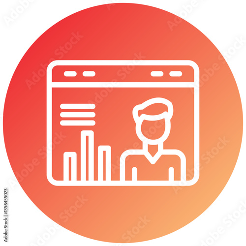 Page Visitors Icon Style