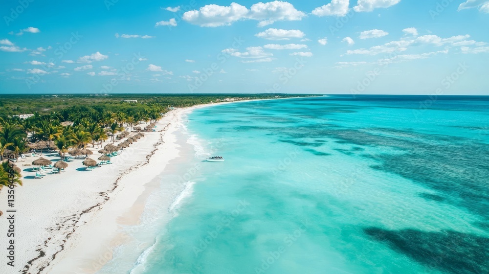 Obraz premium Perfect Tropical Beach with White Sand