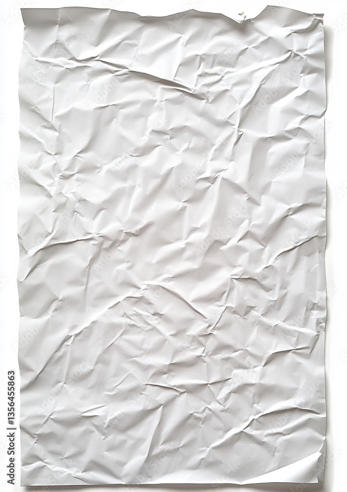 Crumpled white paper texture (3) Crumpled white paper texture (3)