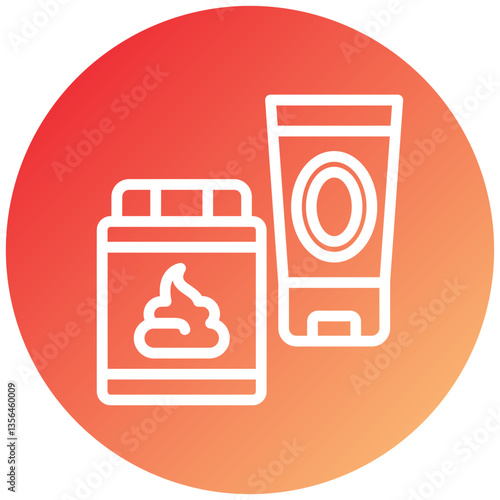 Hair Gel Icon Style