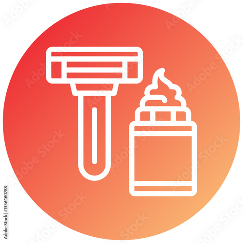 Shaving Cream Icon Style