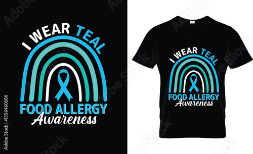 Food Allergy Awareness T Shirt Design 1