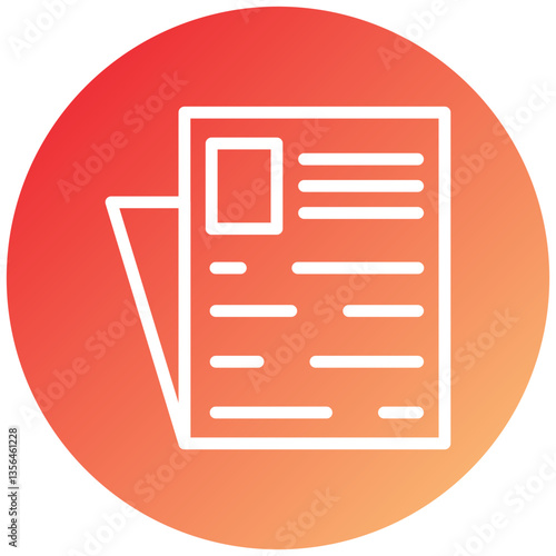 Newspaper Icon Style