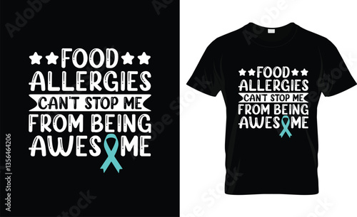 Food Allergy Awareness T Shirt Design 5 