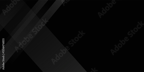 Black abstract background. Elegant dark diagonal shape elements.